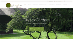 Desktop Screenshot of gingkogardens.be