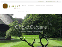 Tablet Screenshot of gingkogardens.be